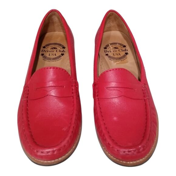 Copied - [H198] Driver Club USA Red Loafers, Women's Size 7 - Picture 2 of 7